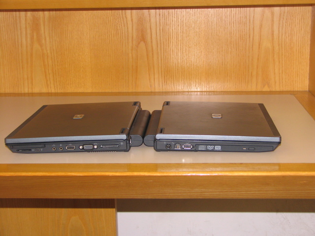 HP 2510p left and right side