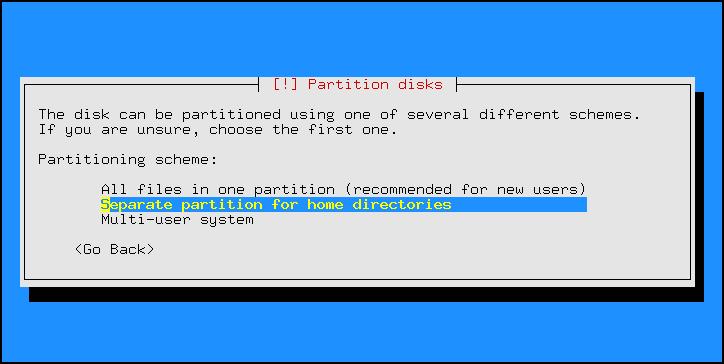 Guided Partitioning: choosing a schema