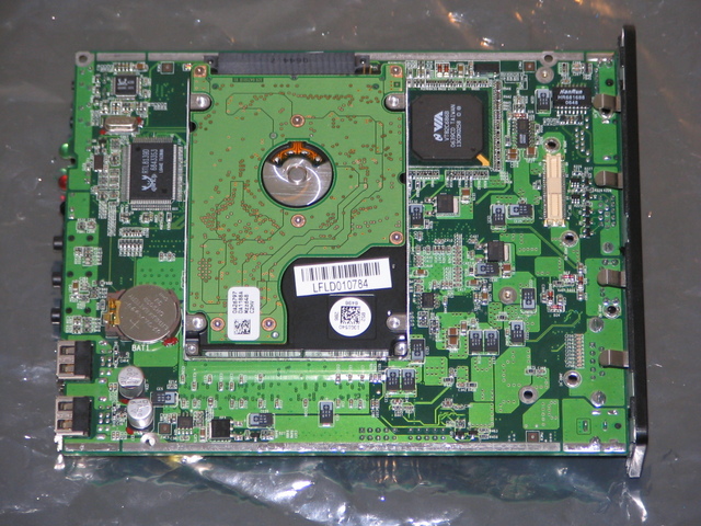 The Fulong mini-PC's motherboard
