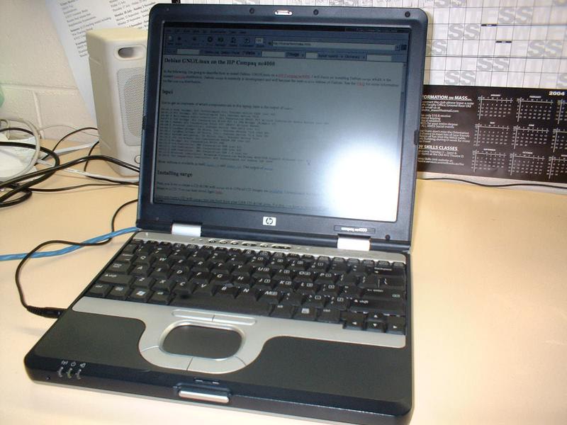 HP Compaq nc4000 notebook