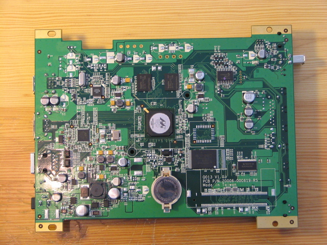 Front side of TS-109 mainboard