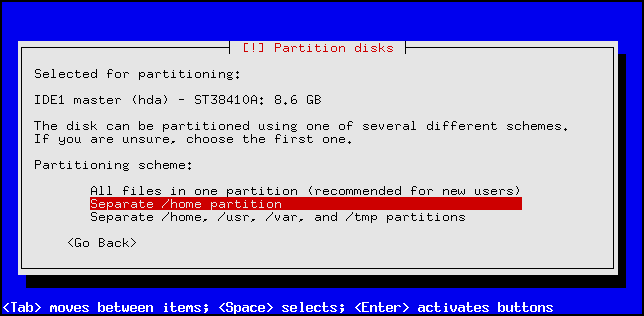 Guided Partitioning: choosing a schema