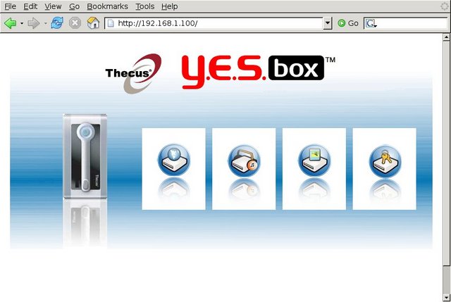 Thecus Firmware: Login