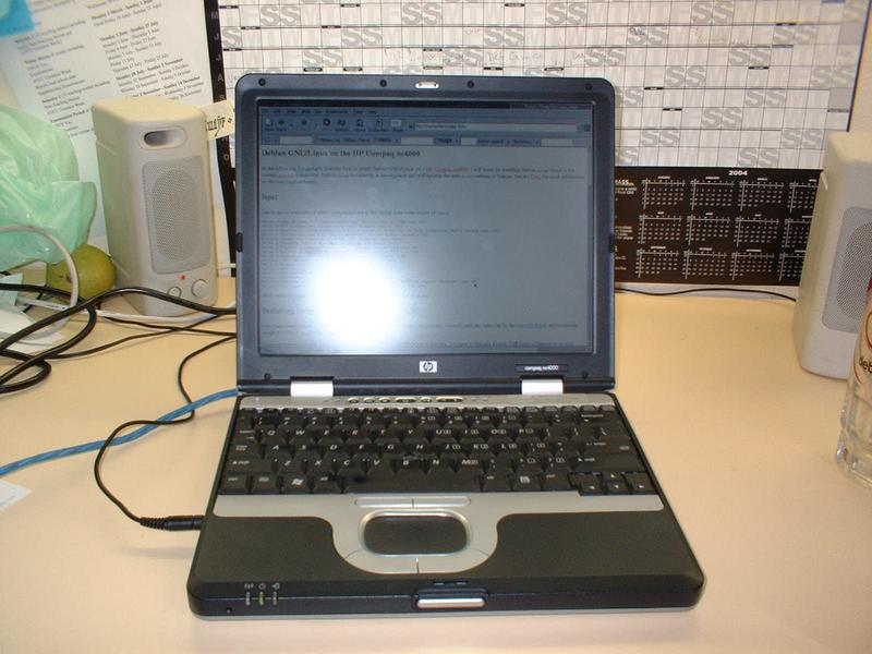 HP Compaq nc4000 notebook